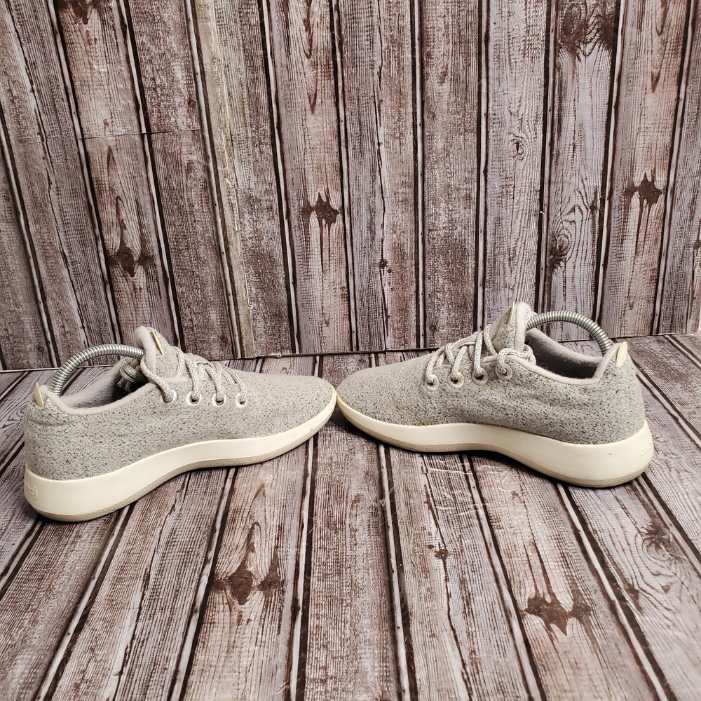 Allbirds Womens Wool Runner Mizzle Light Gray White Size 9 - Picture 6 of 15